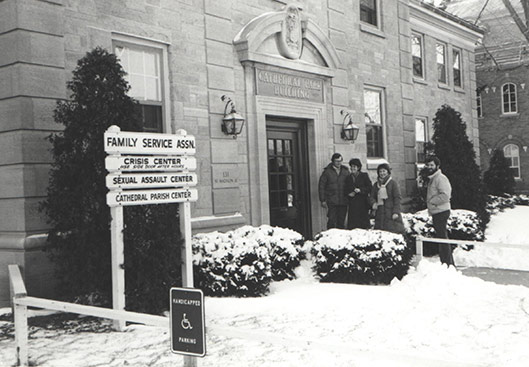 Family Services building from the 1900s