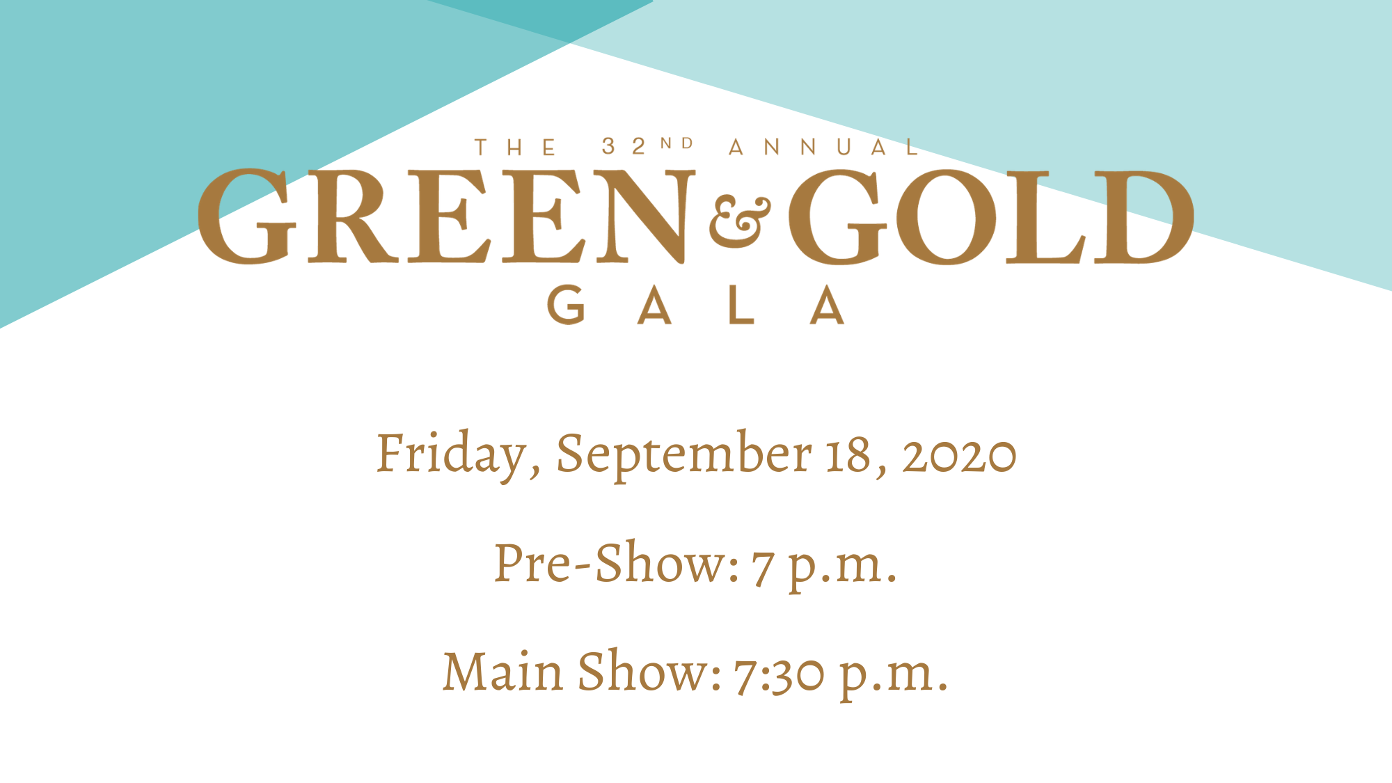 2020 Green & Gold Gala