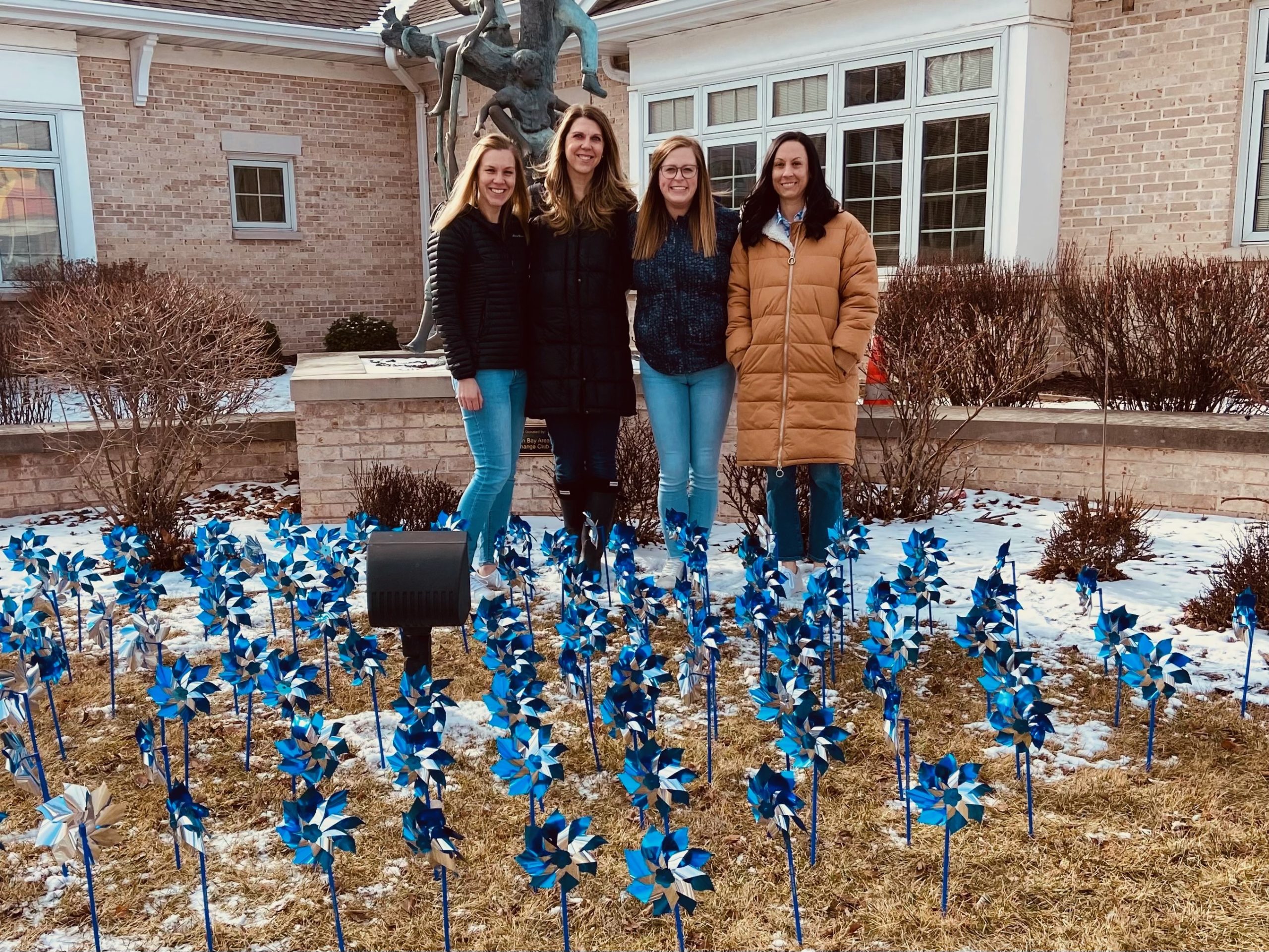 Child abuse prevention month pinwheels